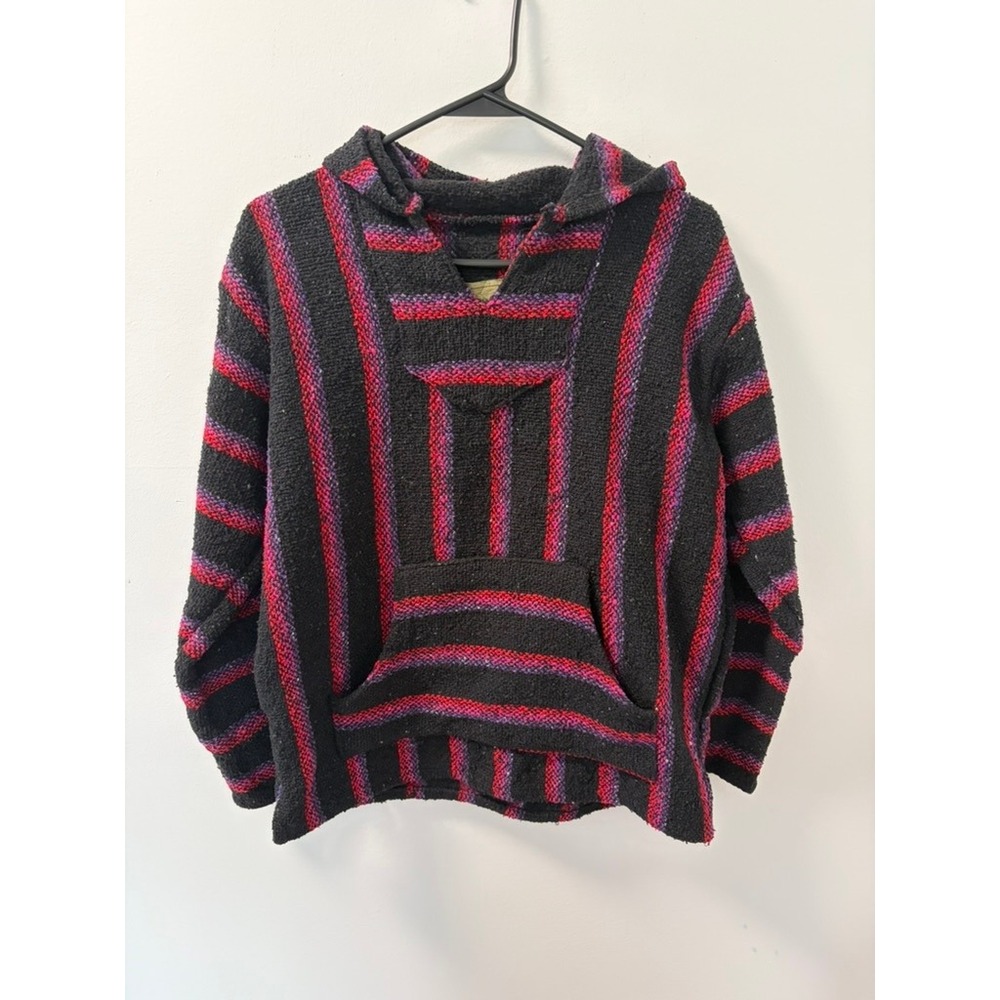 Black Canyon Outfitters Baja Hoodie Mens Medium Drug Rug Jerga
